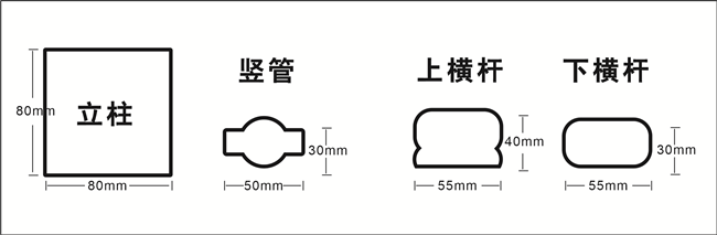 市政護欄組成形狀尺寸.png